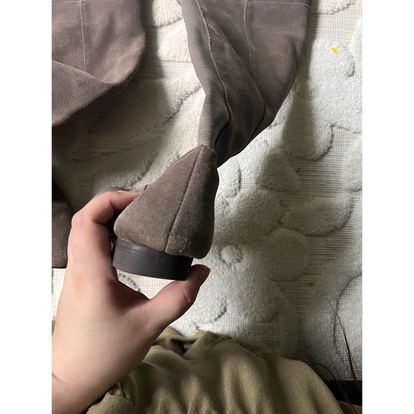 Suede Knee Boots - Picture 4 of 6